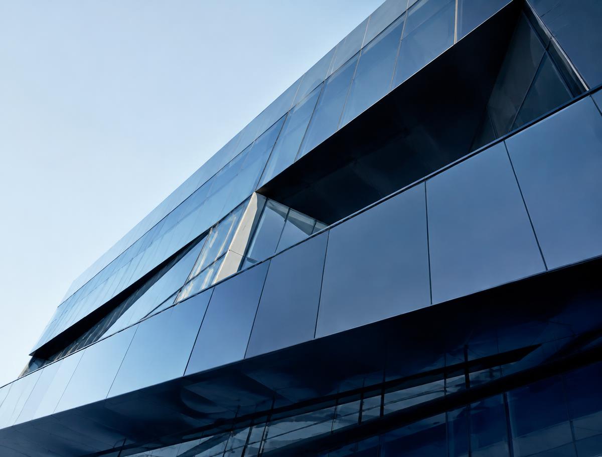 Modern glass office architecture